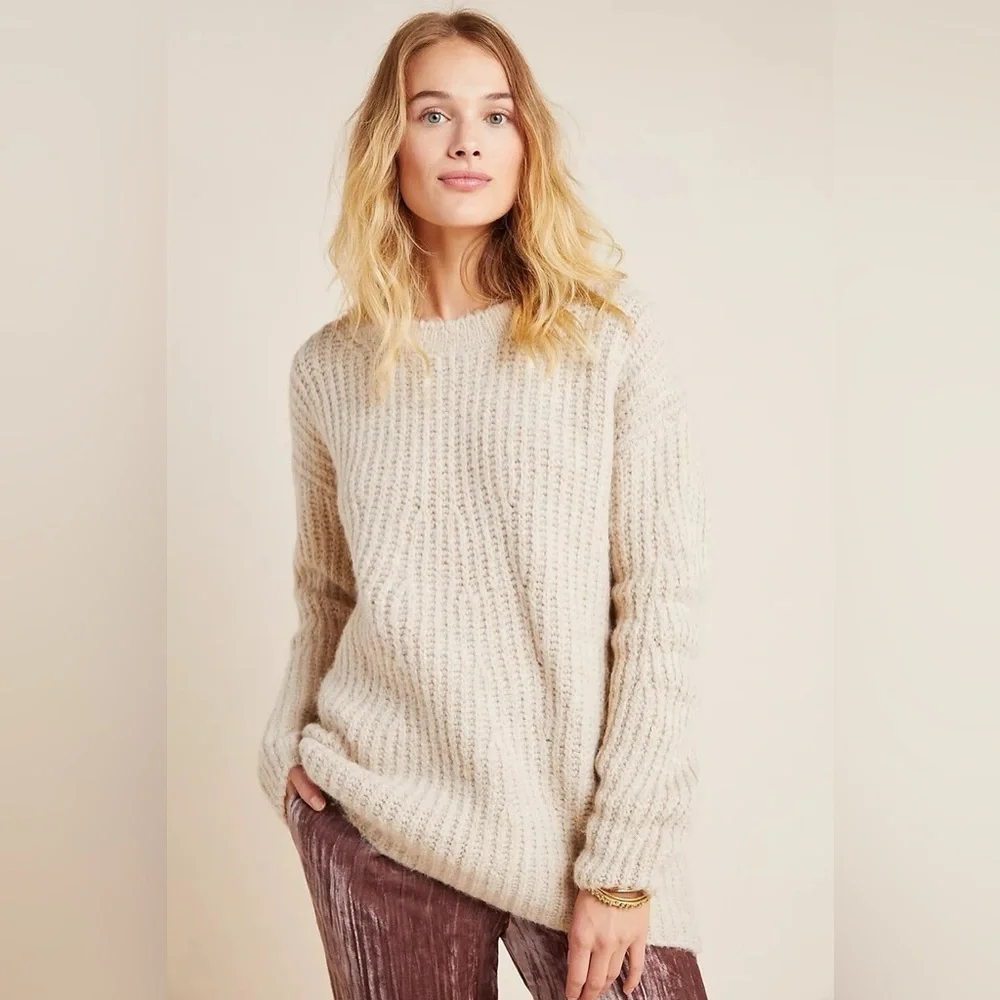 Anthropologie Camila Oversized Sweater Size Medium - Picture 1 of 5